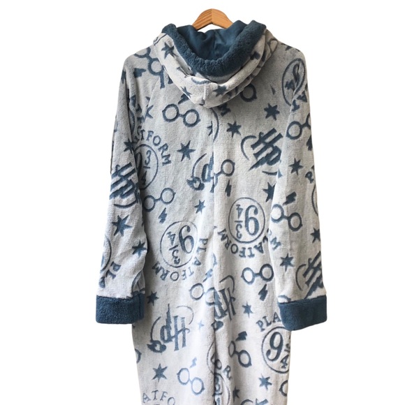 Harry Potter Onesie Pajamas Zip Up Hoodie - Picture 4 of 10